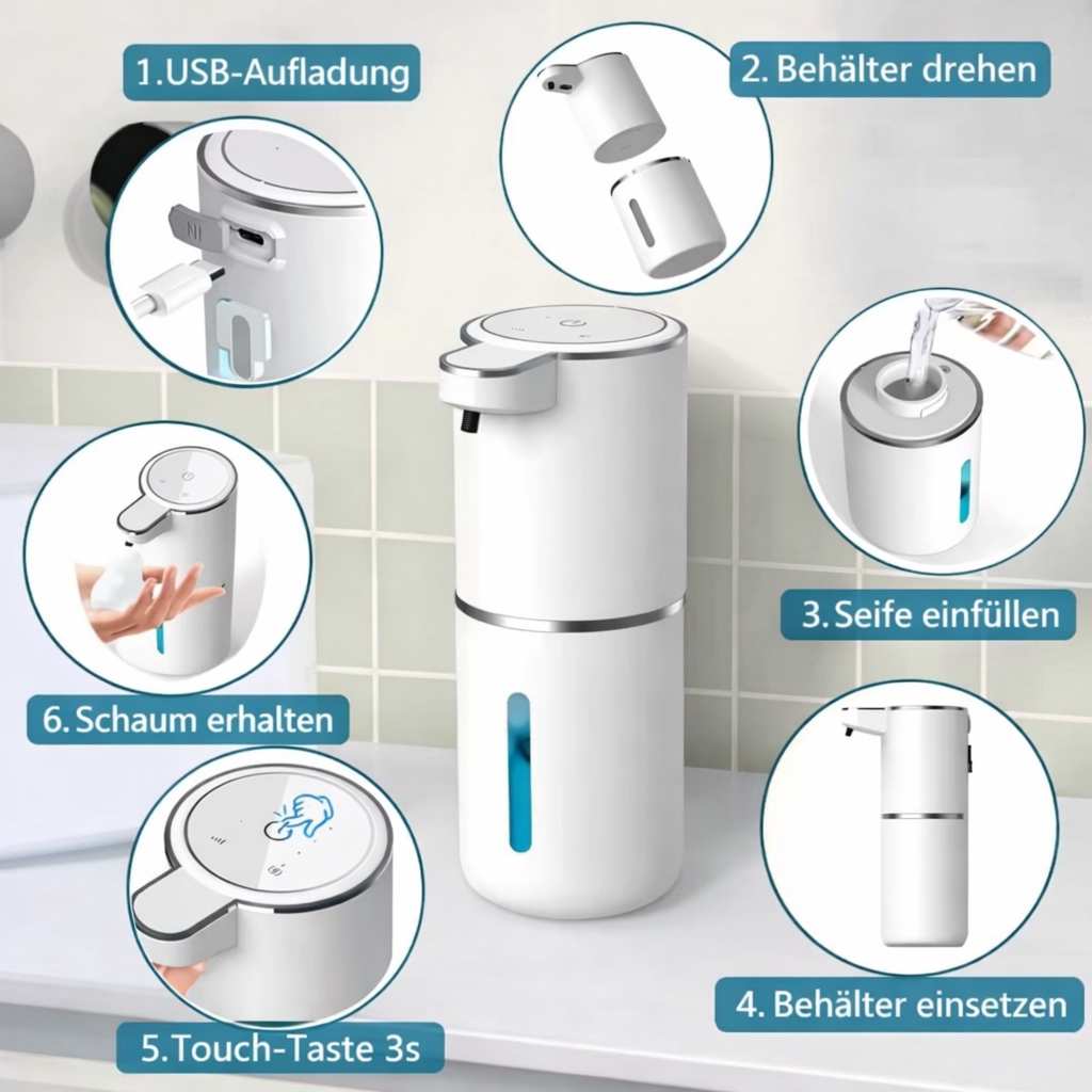 Berührungsloser Premium Schaum-Seifenspender